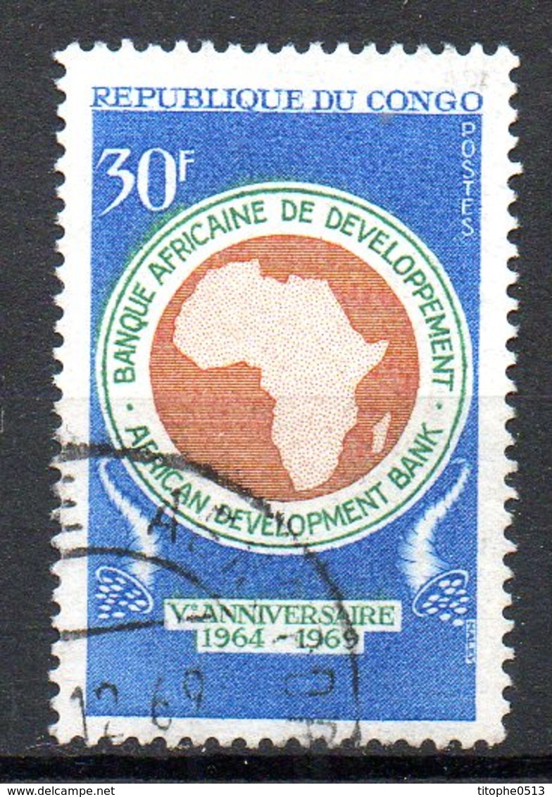 CONGO. N°228 Oblitéré De 1969. Banque Africaine De Développement. - Oblitérés