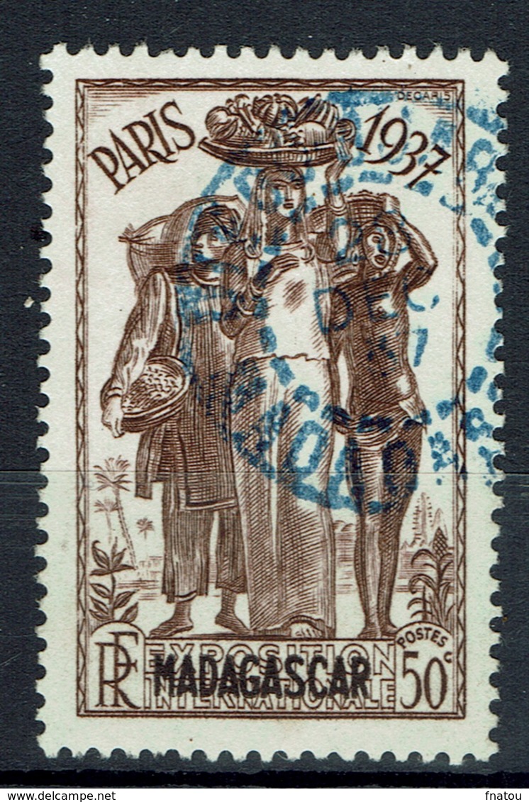 Madagascar (French Colony), International Expo, Paris, 50c, 1937, VFU - Gebraucht