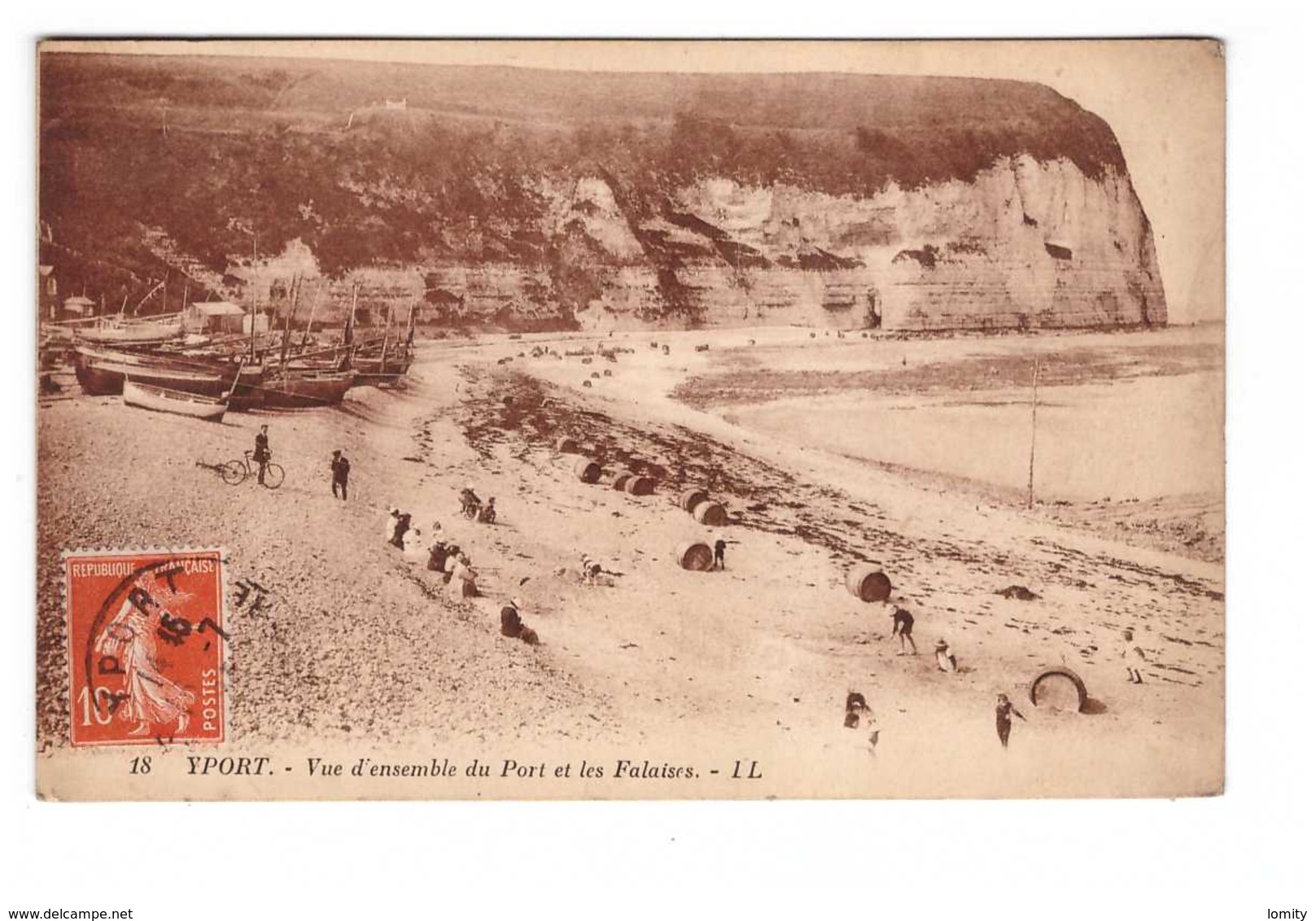 76 Yport Vue D' Ensemble Du Port Et Les Falaises - Yport