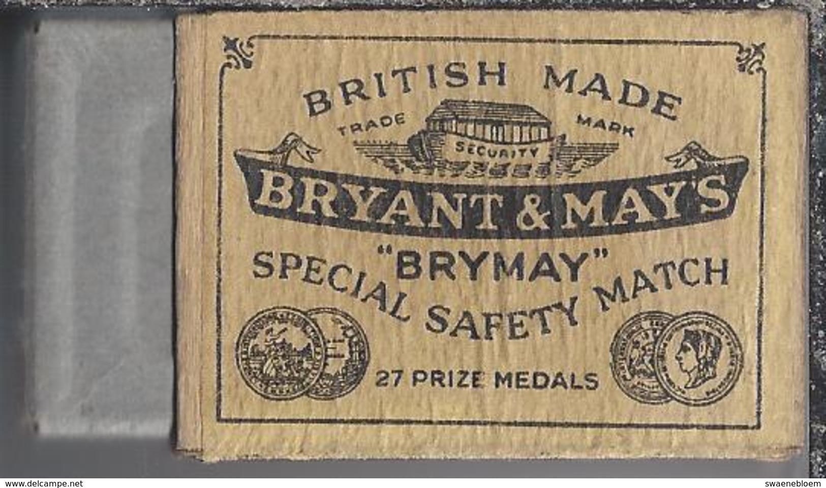 Luciferdoosje.- Bryant & May's. "Brymay" British Made. - Luciferdozen