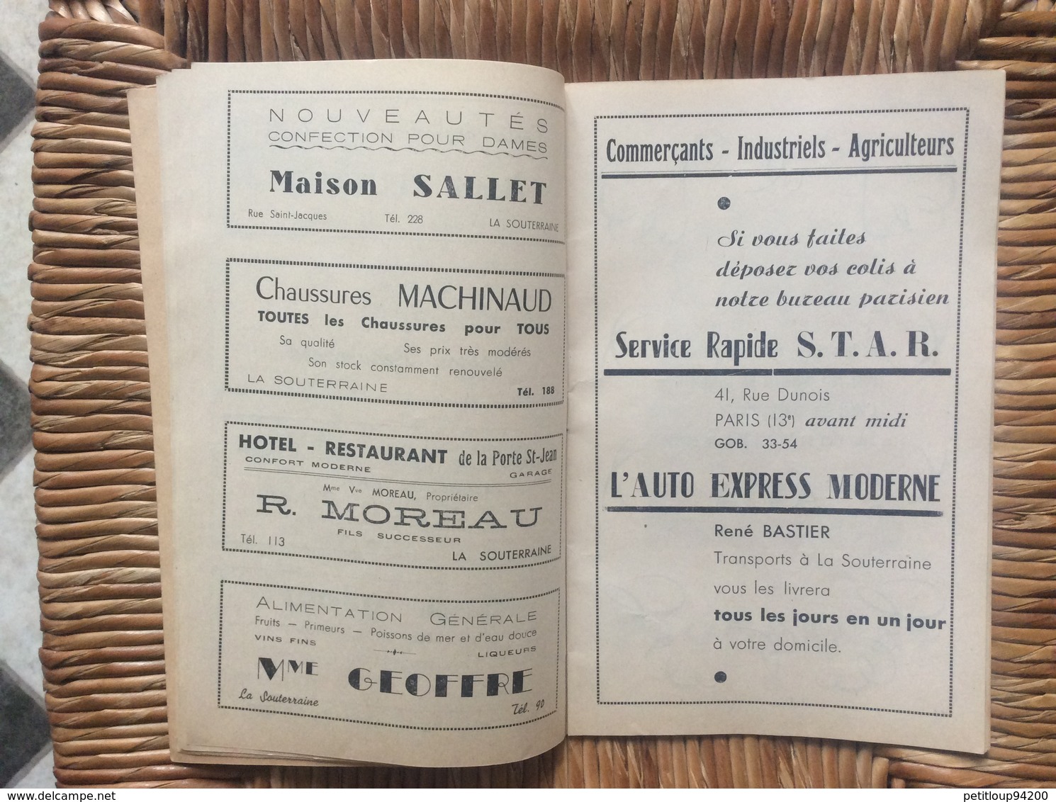 PROGRAMME GRAND FESTIVAL DÉPARTEMENTAL DE MUSIQUE  Ville de La Souterraine  29 JUILLET 1956