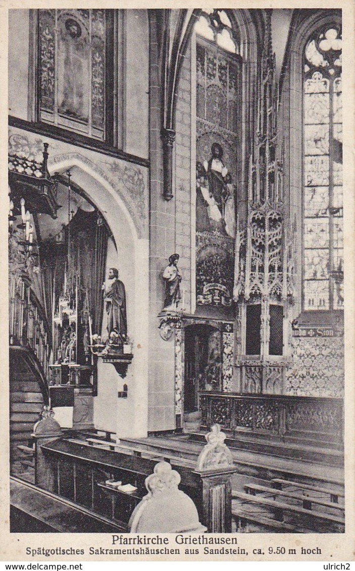 AK Griethausen - Pfarrkirche - Sakramentshäuschen - 1931 (40575) - Kleve