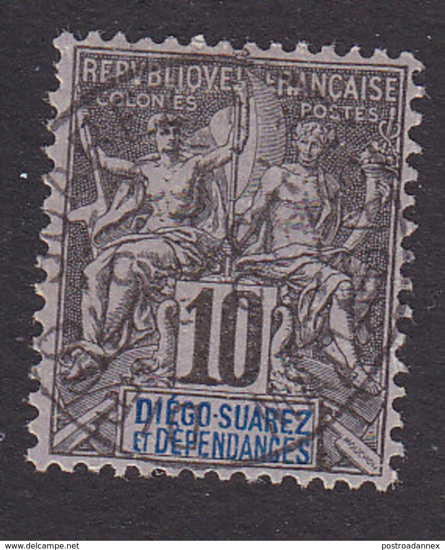 Diego-Suarez, Scott #29, Used, Navigation And Commerce, Issued 1892 - Used Stamps