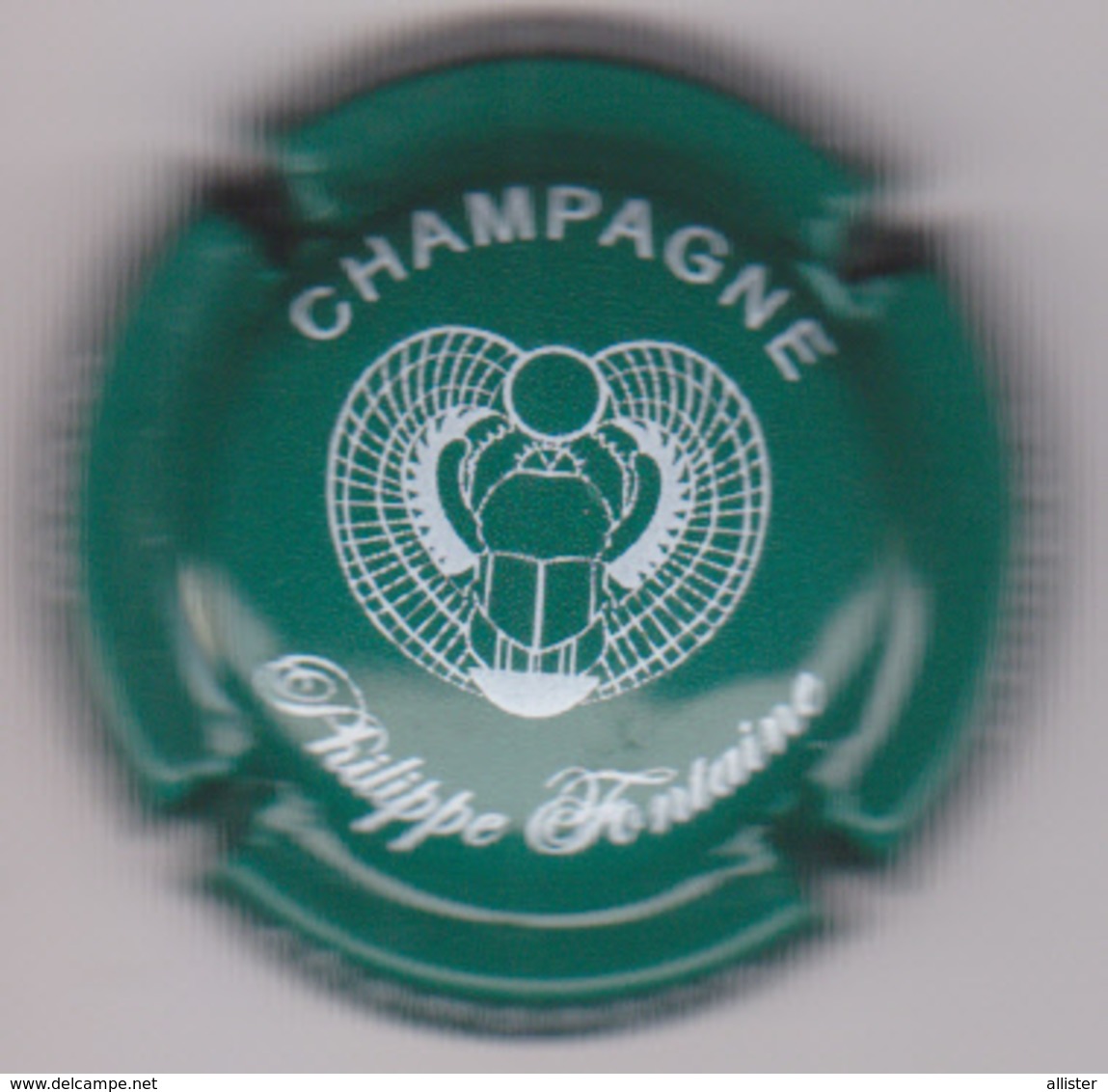 Capsule Champagne FONTAINE Philippe ( 3 ; Vert Et Blanc ) {S17-19} - Autres & Non Classés