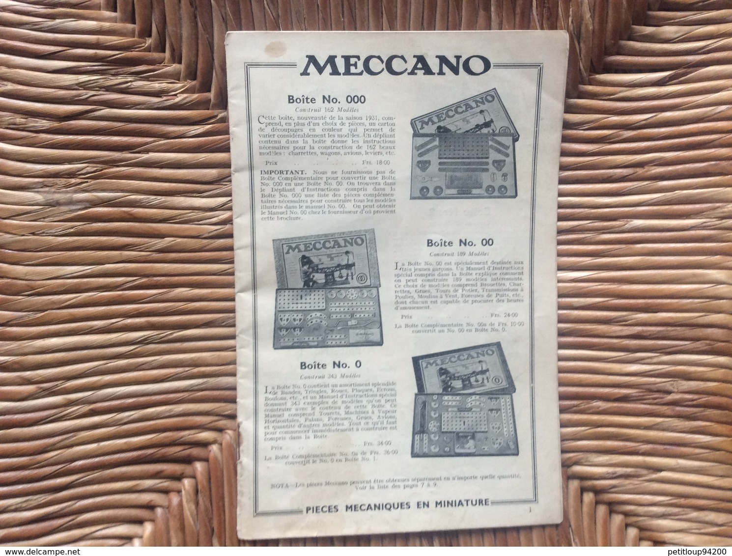 CATALOGUE *MECCANO  *TRAINS HORNBY - Meccano