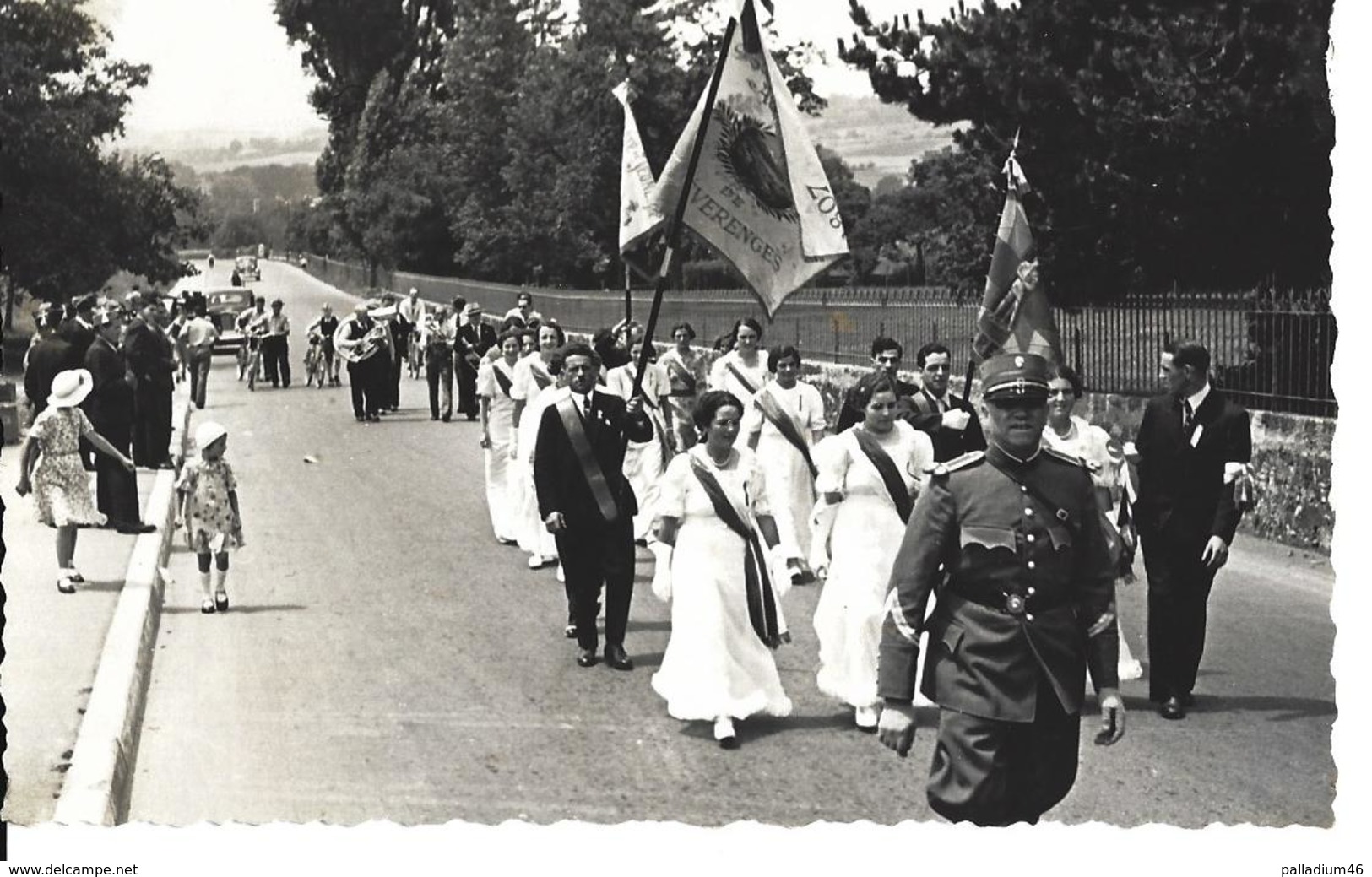 VAUD   PRÉVERENGES TIR FANFARE CORTEGE DEFILE - Sté JEUNESSE -  Sté .....1807 - Préverenges