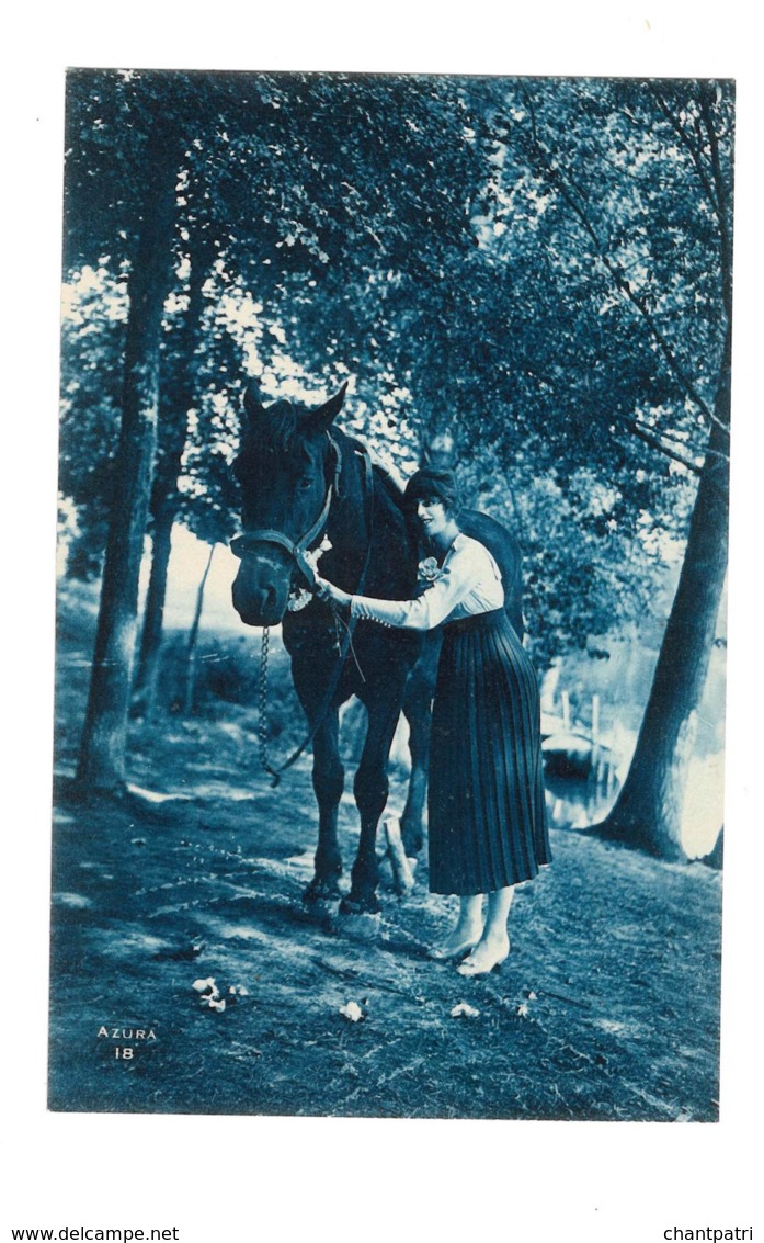 Femme Et Cheval Au Bord De L'eau - Azura - 6551 - Femmes