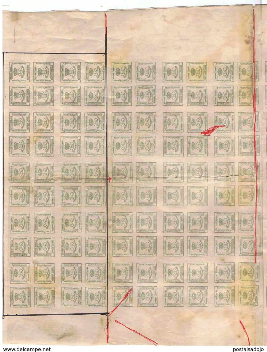 (E 623) ESPAÑA //  YVERT 172 // EDIFIL 173 // 1876-1910 - Oorlogstaks
