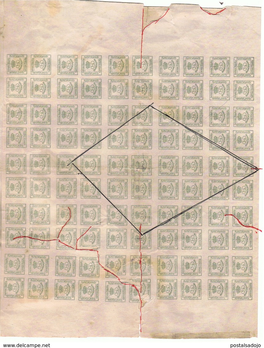 (E 623) ESPAÑA //  YVERT 172 // EDIFIL 173 // 1876-1910