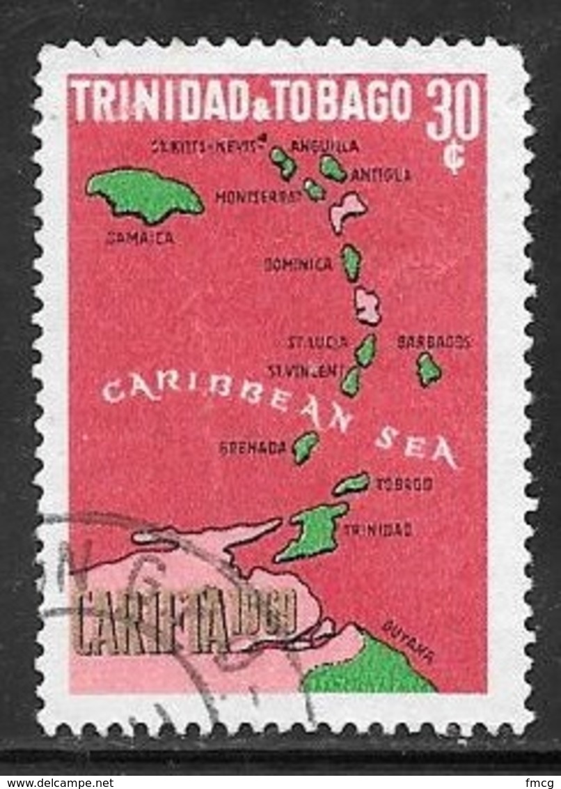 1969 30 Cents CARIFTA, Used - Trinidad & Tobago (1962-...)