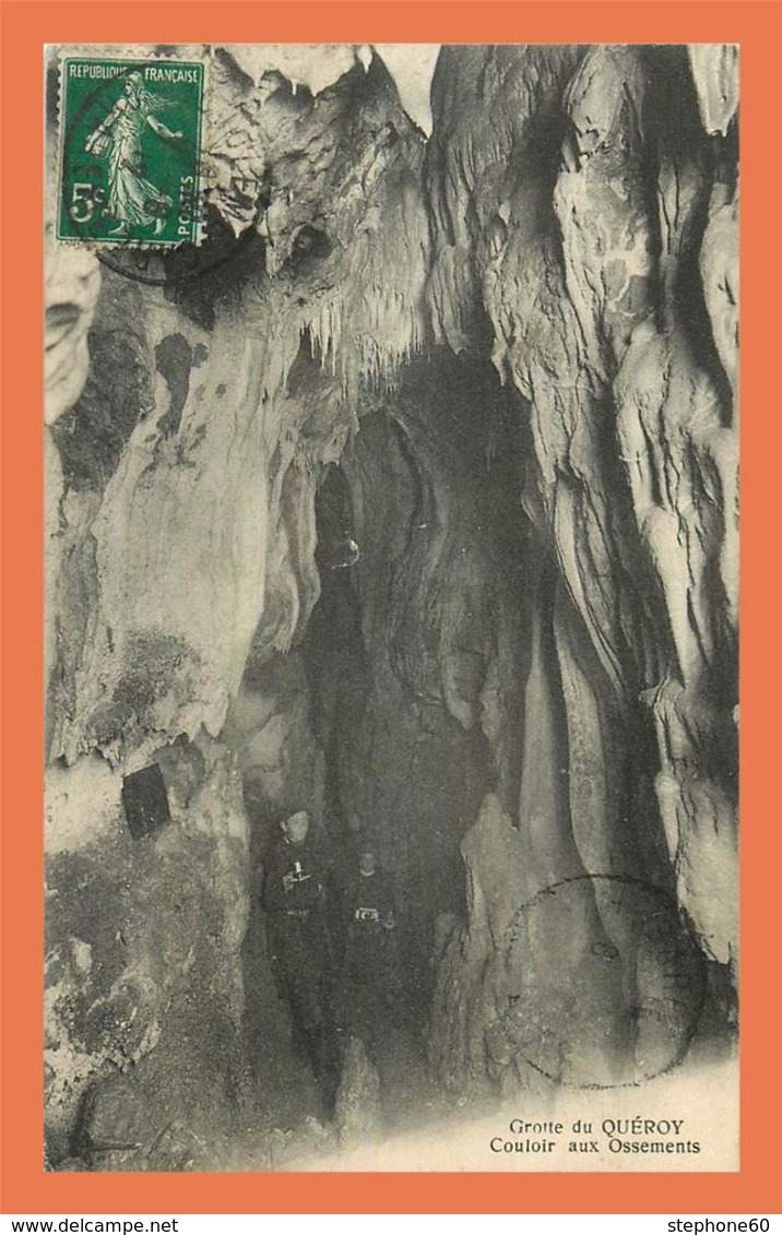 A722 / 595 16 - Grotte Du QUEROY Couloir Aux Ossements - Autres & Non Classés