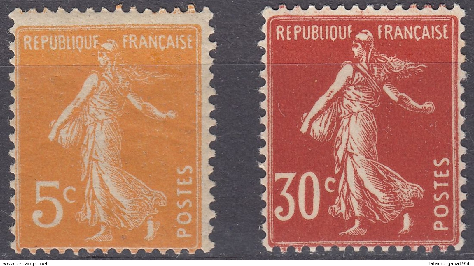FRANCE - 1921/1922 - Lotto Di 3 Valori Nuovi MNH: Yvert 158/160. - 1906-38 Semeuse Con Cameo