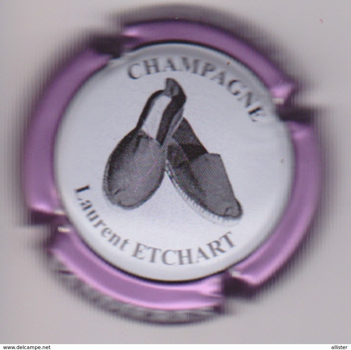 Capsule Champagne ETCHART Laurent ( 50d ; Contour Rosé-violacé ) {S17-19} - Autres & Non Classés