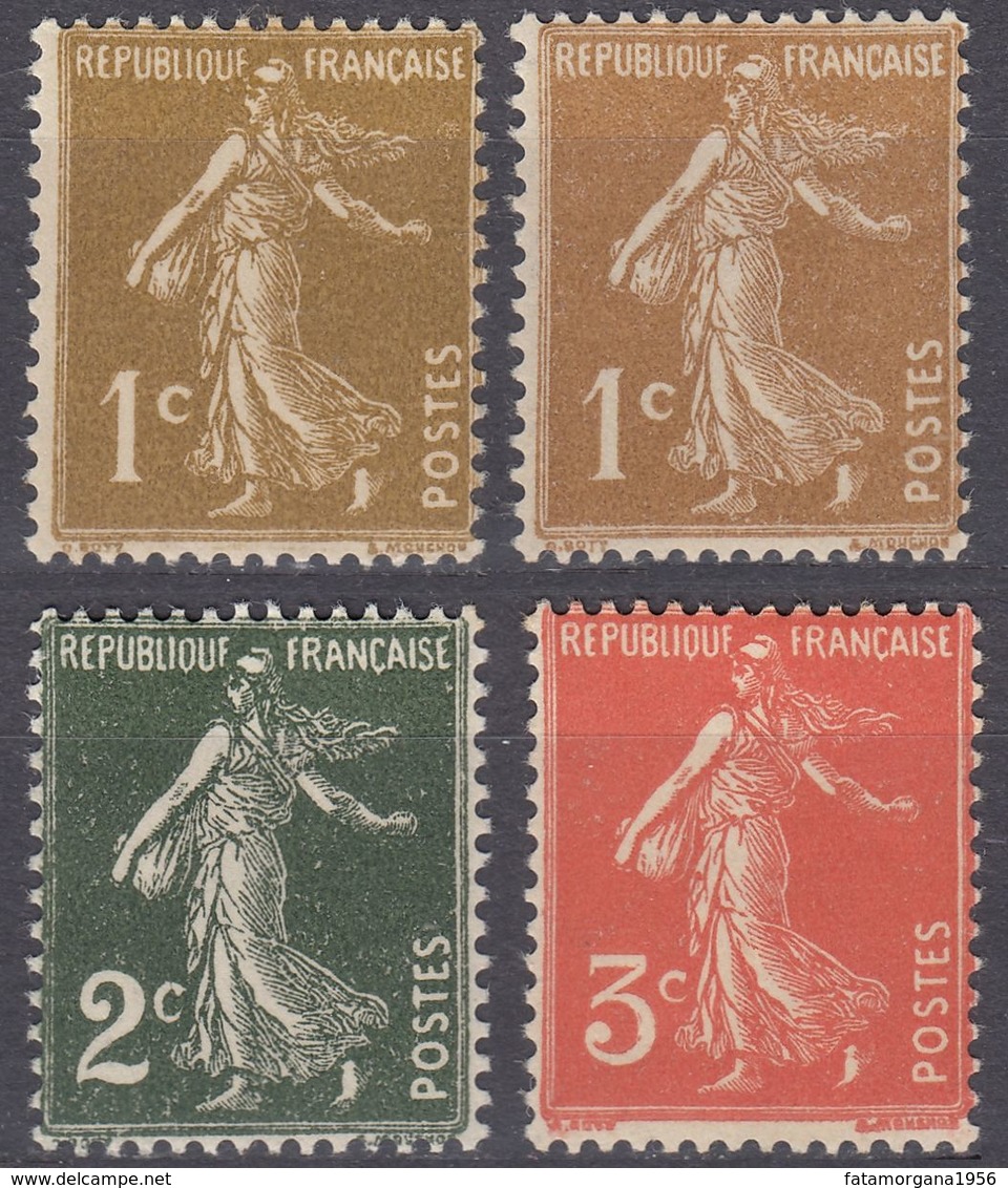 FRANCE - 1932/1937 - Lotto Di 4 Valori Nuovi MNH: Yvert 277A, 277B, 278 E 278A. - Nuovi