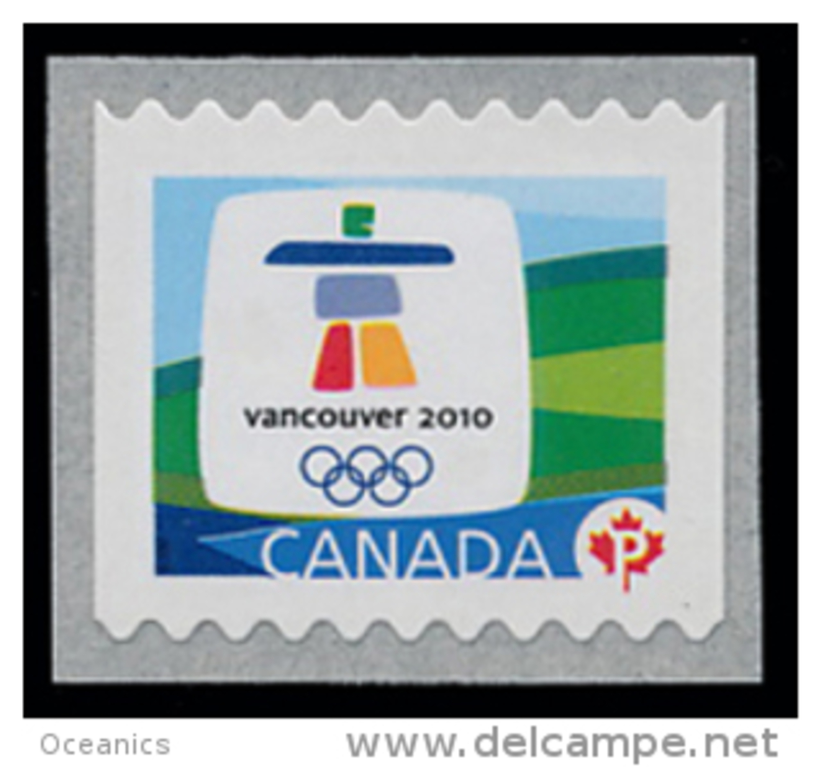 Canada (Scott No.2306 - Olympiques D'hiver / Vancouver 2010 / Winter Olympics ) (**) Roulette / Coil / (5000) - Hiver 2010: Vancouver