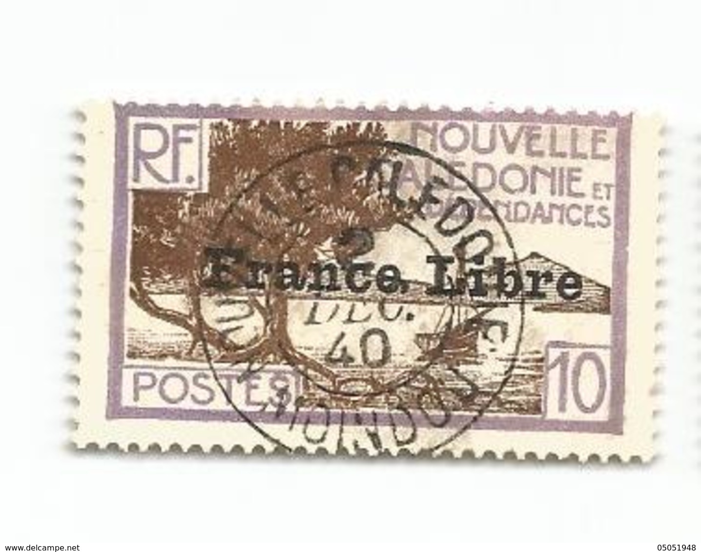 200   SurchargeFrance Libre   Belle Obliteration  (cam19) - Used Stamps