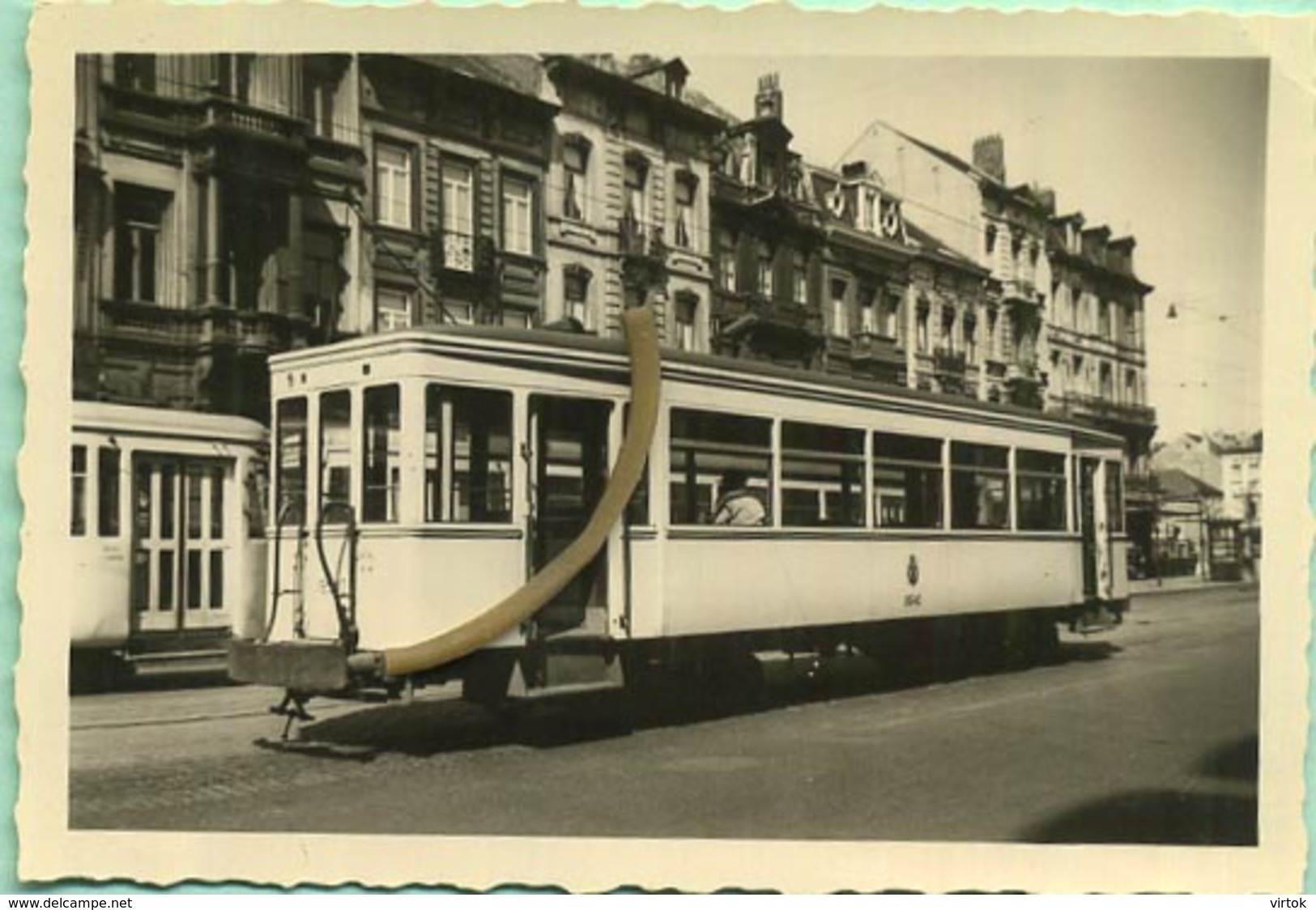 TRAM : BRUXELLES 22/04/56 :  19540 Remorque Gent -Gantoise En Service A Bruxelles : 9 X 6 Cm ( See Scan For Detail ) - Trains