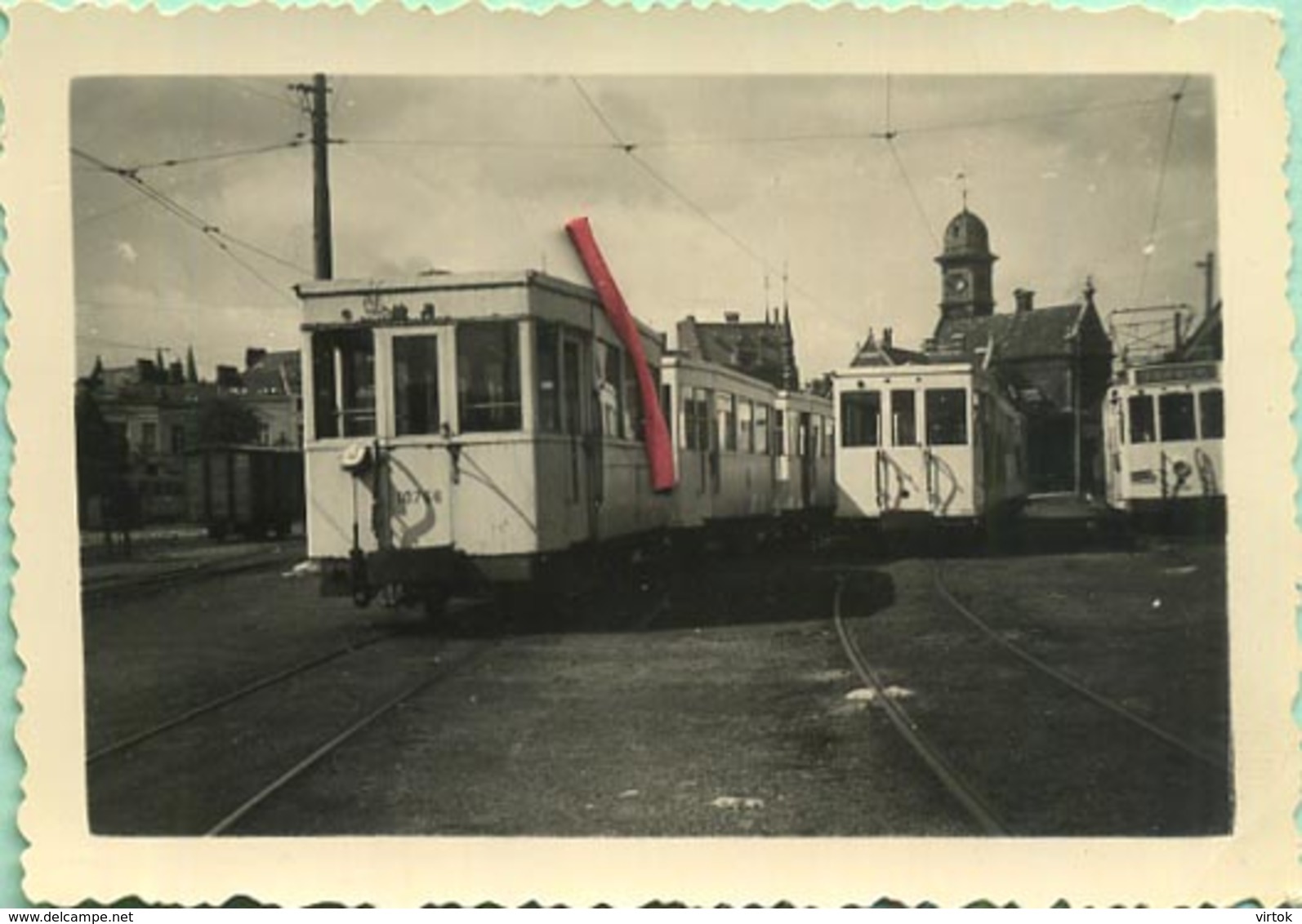 TRAM : 10766 :  Antwerpen ZURENBERG  1967    : 9 X 6 Cm ( See Detail ) - Treinen