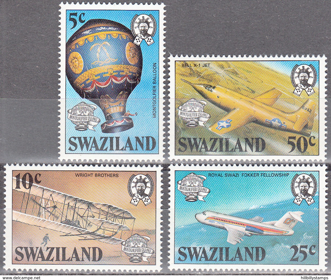 SWAZILAND       SCOTT NO. 431-34      MNH        YEAR  1983 - Swaziland (1968-...)