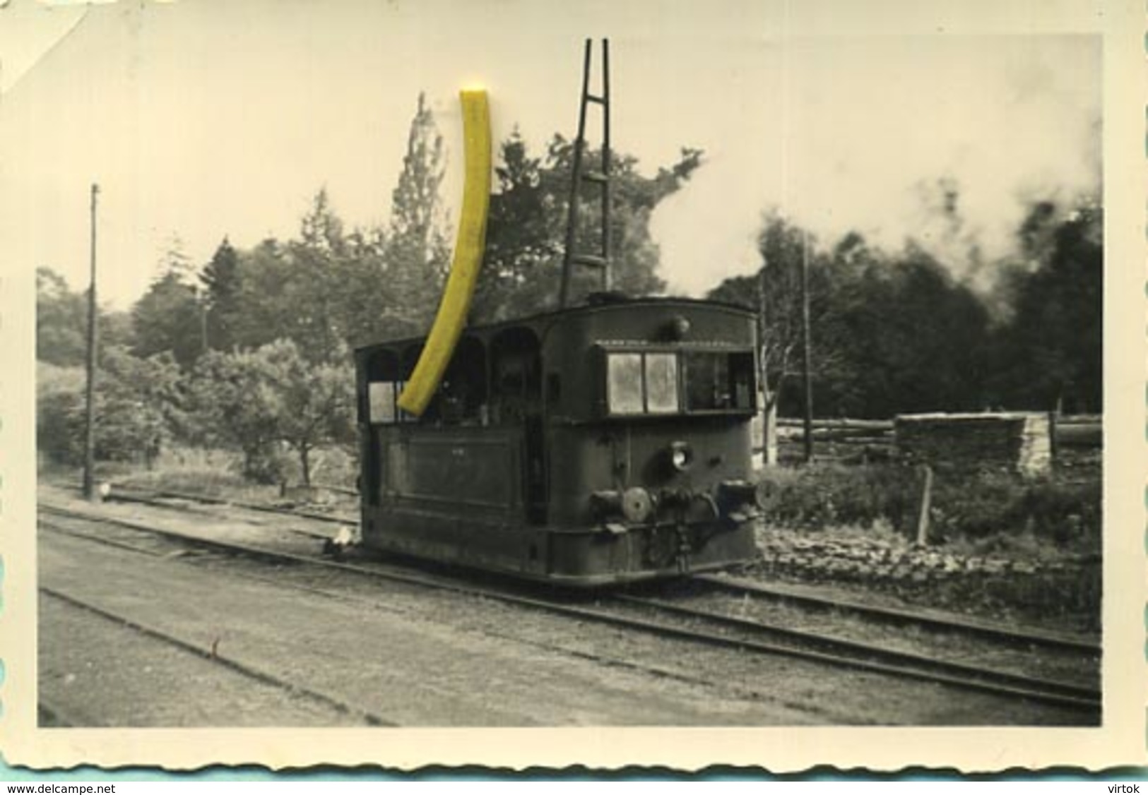 TRAM : HL817 : A Grand écartement ( I.435M ) Haut-le-pied :  OVERIJSE 15/09/1956     :9 X 6 Cm ( See Detail ) - Trains