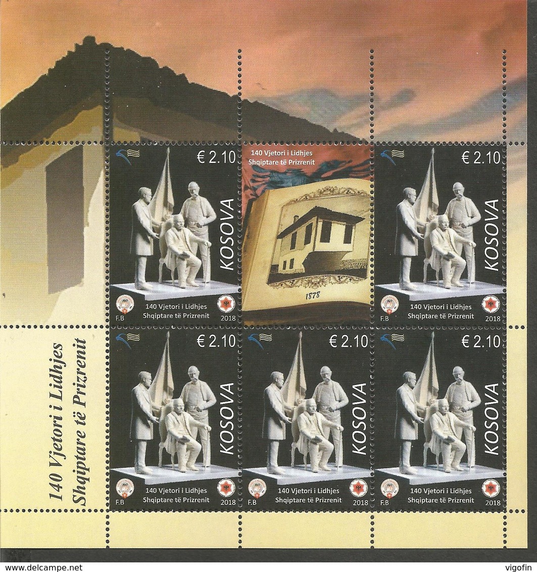 KOS 2018-19 PRIZRENIT, KOSOVO, MS, MNH - Kosovo