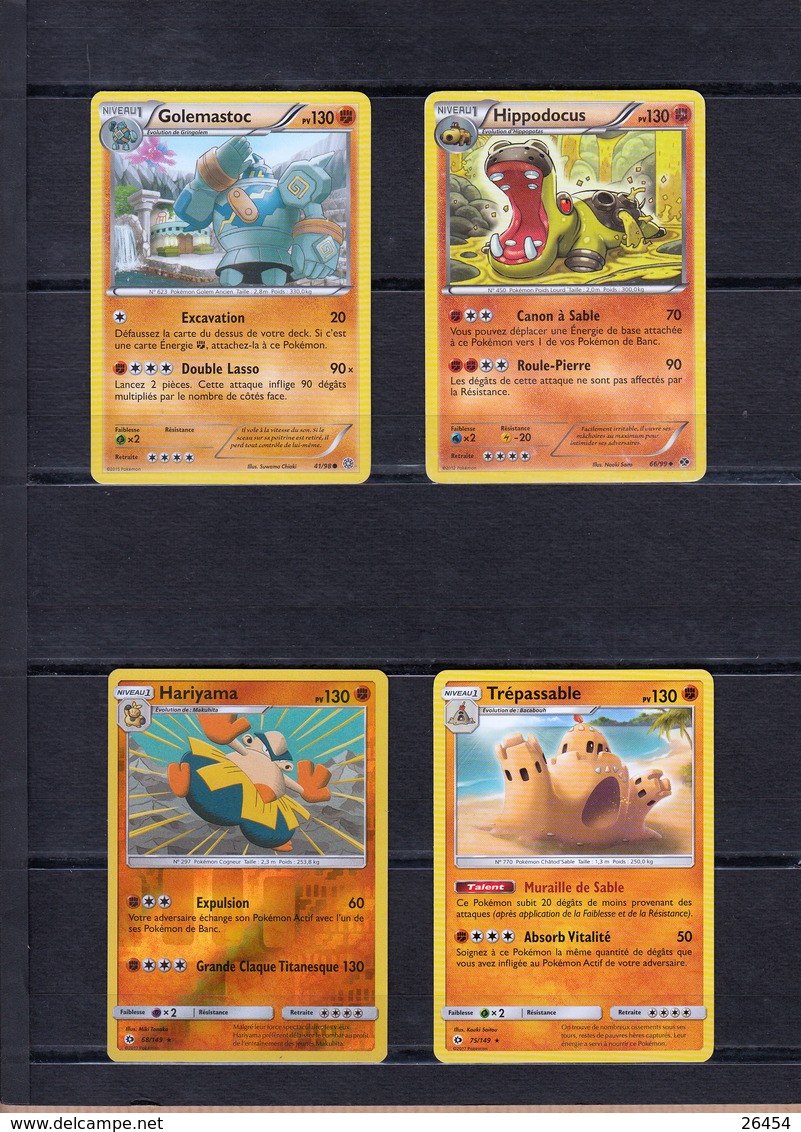 POKEMON  Lot De 24 Cartes  Série  PV   100-110-120-130-140-150- Niveau 1 Et 2 Et Base    En Excellent état - Autres & Non Classés