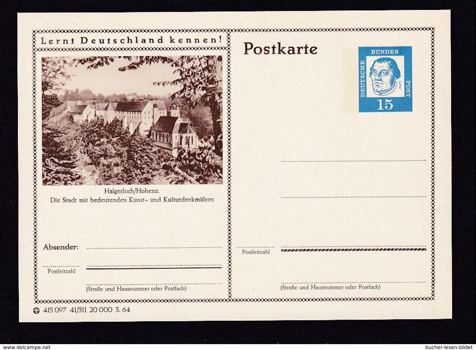 Bund P 81  41/311 Haigerloch  Ungebraucht - Postales Ilustrados - Nuevos