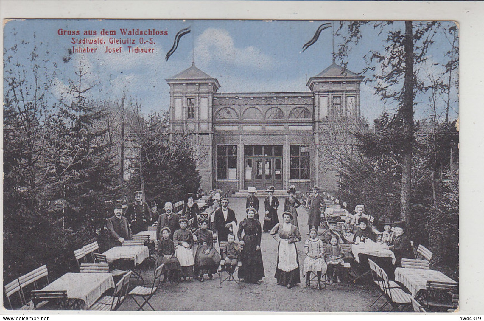 Gruss Aus Dem Waldschloss - Stadtwald, Gleiwitz O.-S. - 1910 - Schlesien