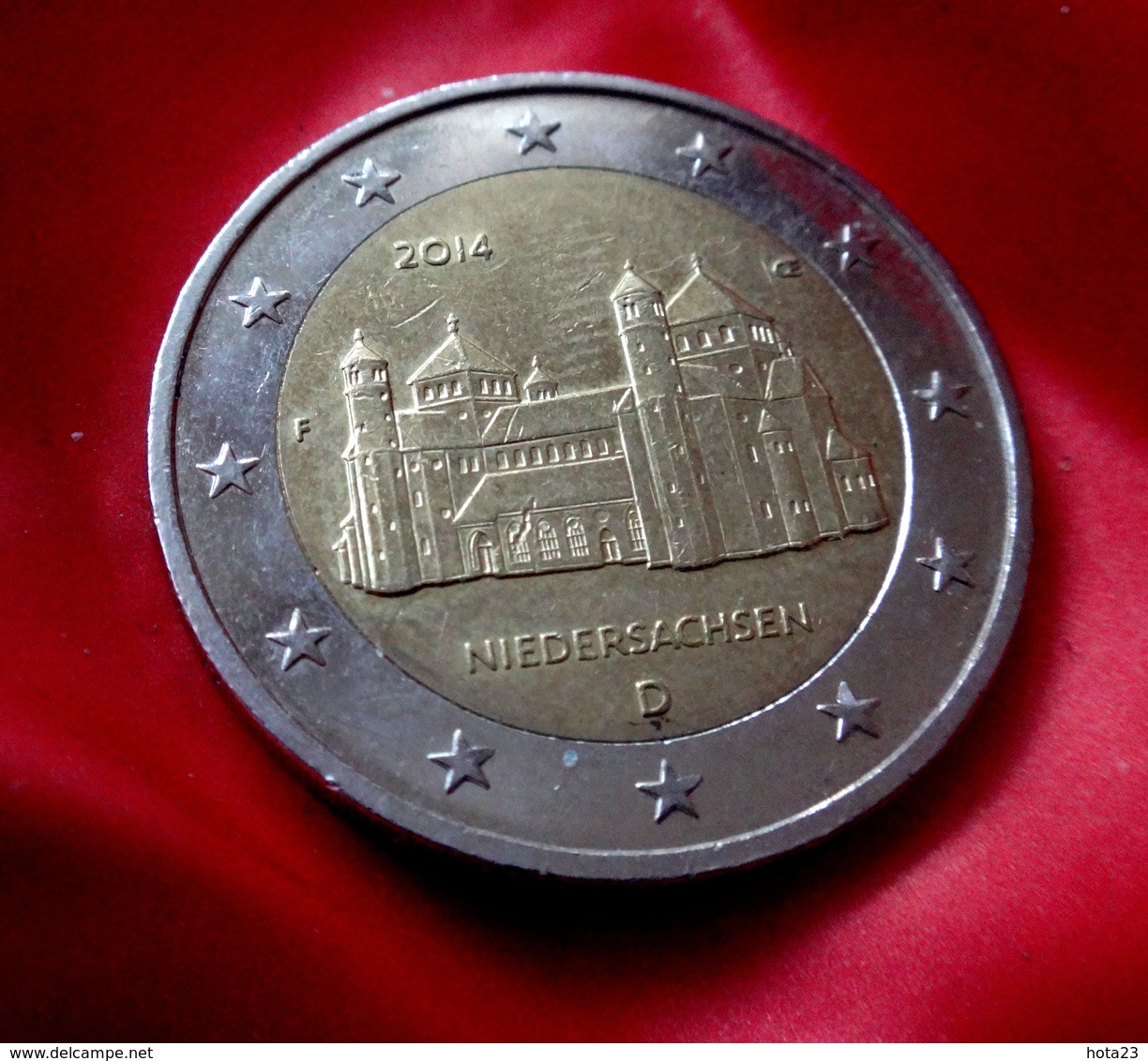 2 Euro Germany 2014 Niedersachsen  -  F -  Castle Comemorativ Coin CIRCULATED - Allemagne