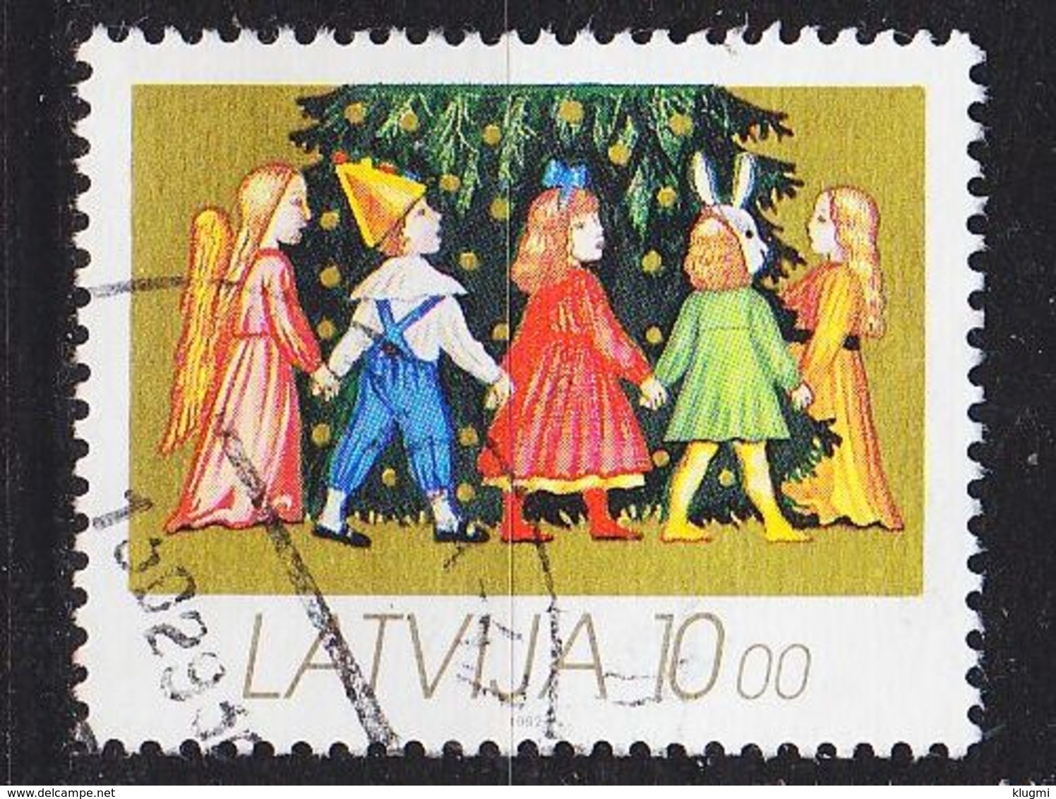 LETTLAND LATVIJA [1992] MiNr 0346 ( O/used ) Weihnachten - Lettland