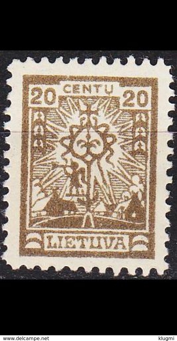 LITAUEN LIETUVA [1923] MiNr 0189 ( */mh ) - Litauen