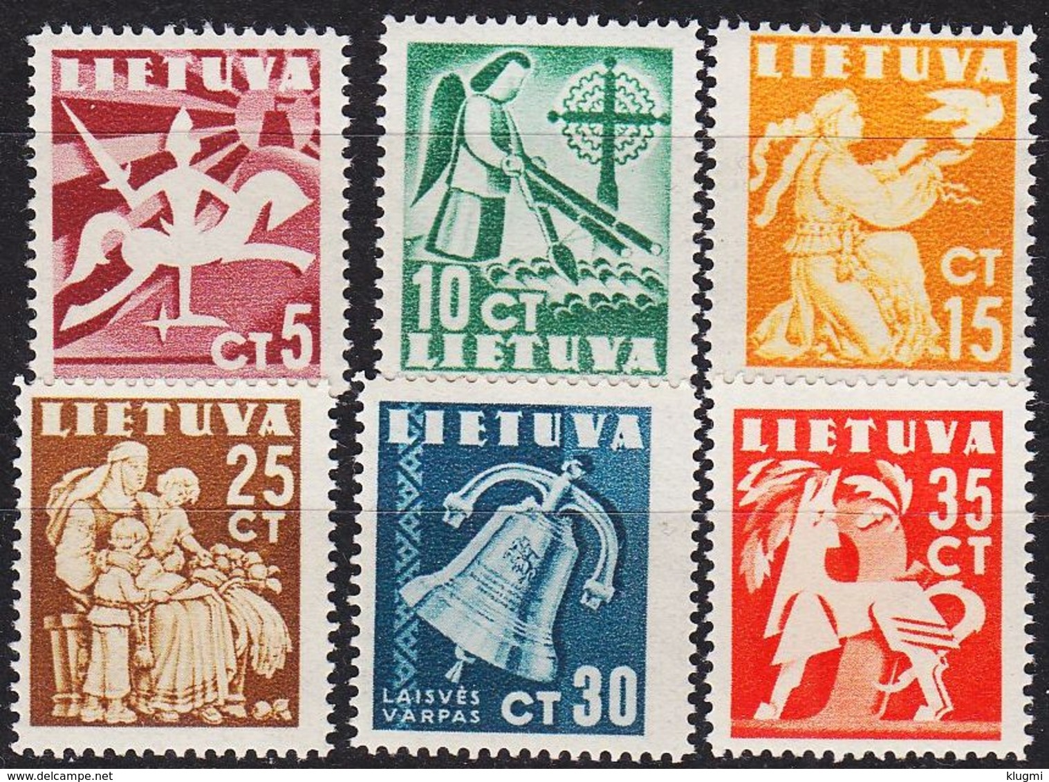 LITAUEN LIETUVA [1940] MiNr 0437-42 ( **/mnh ) - Litauen