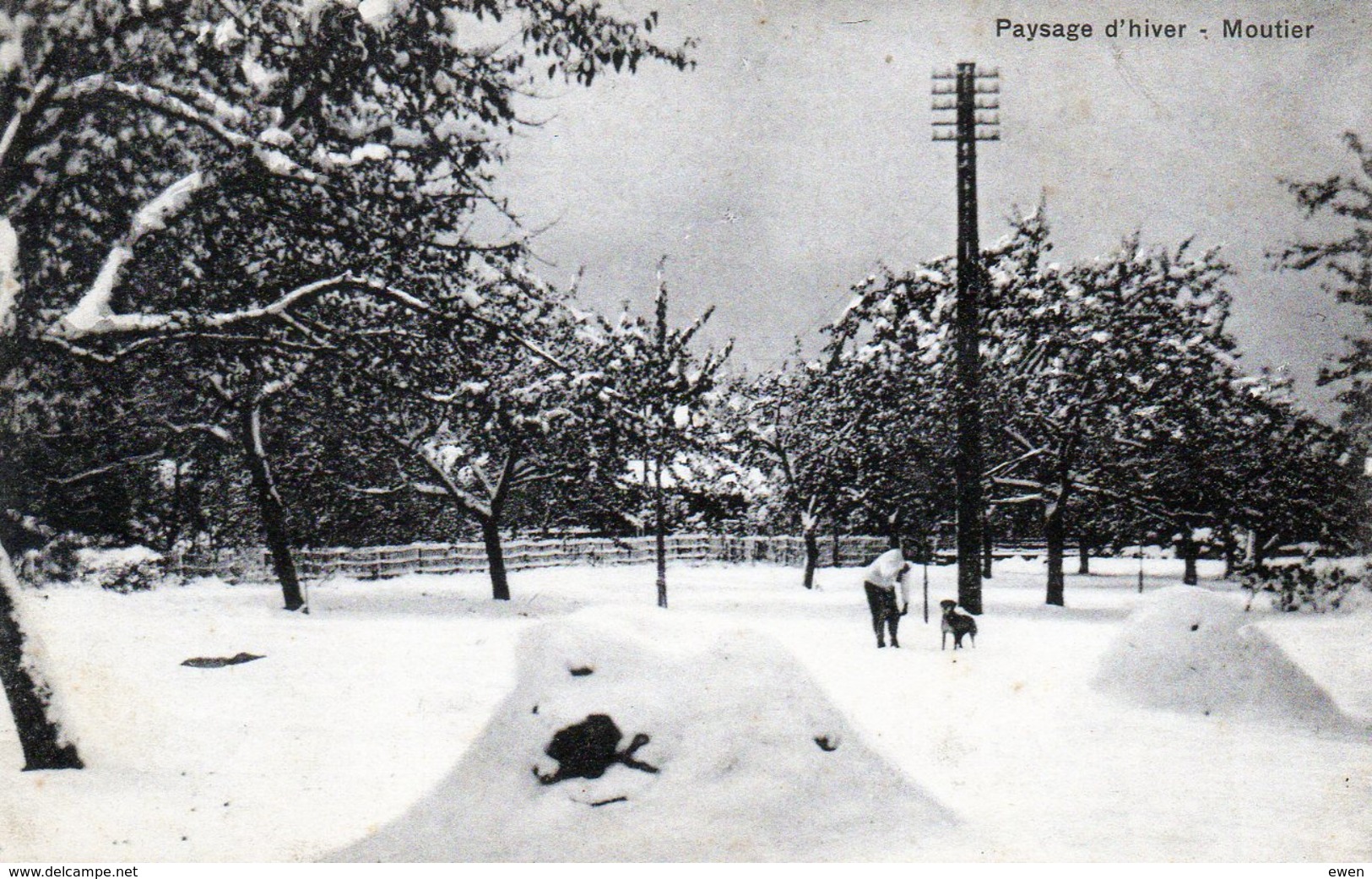 Suisse. Moutier. Paysage D'hiver. - Moutier