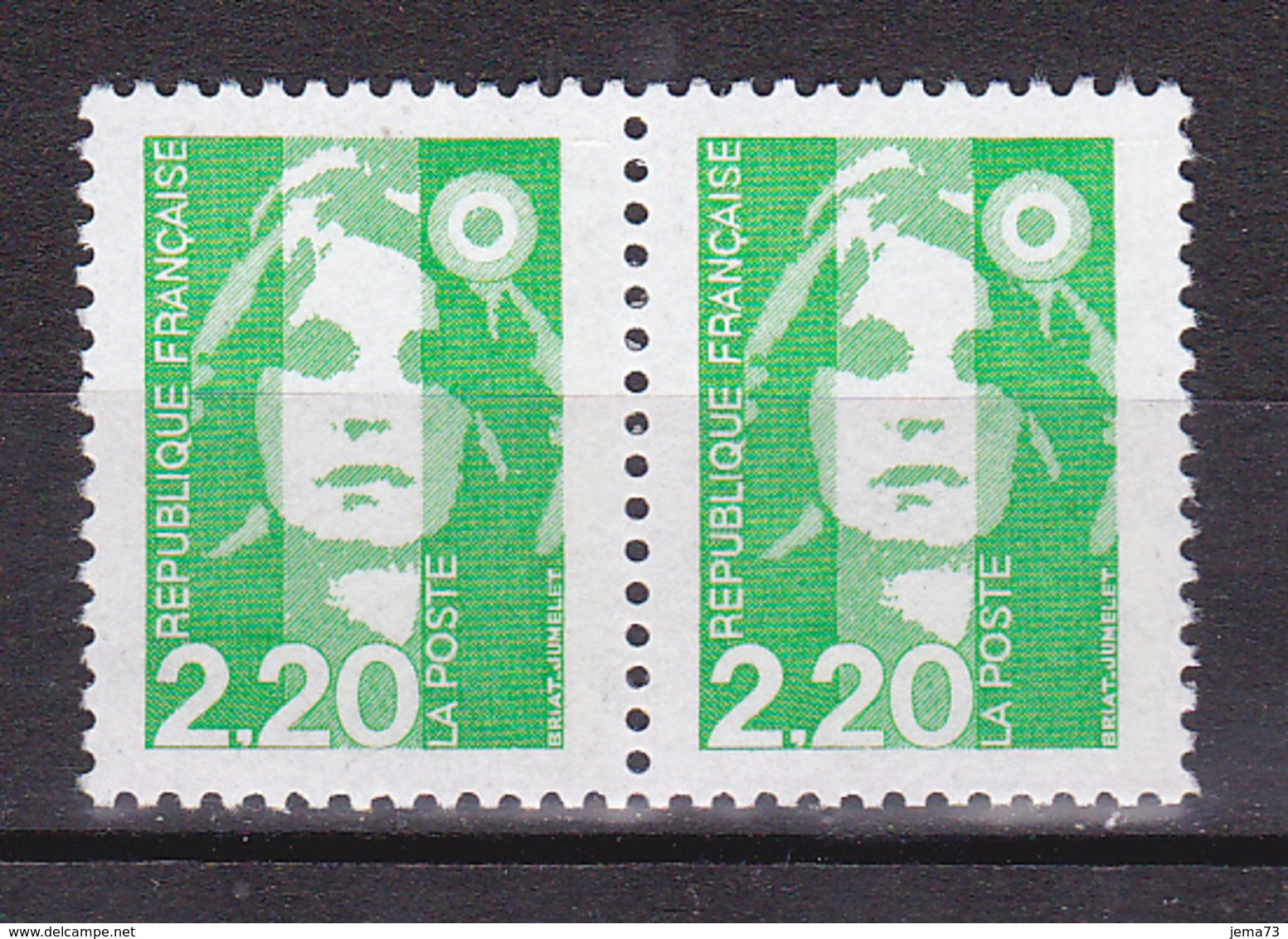 N° 2790 Type Marianne Du Bicentenaire: Une Paire De 2  Timbres Neuf Impeccable Sans Charnière - Neufs