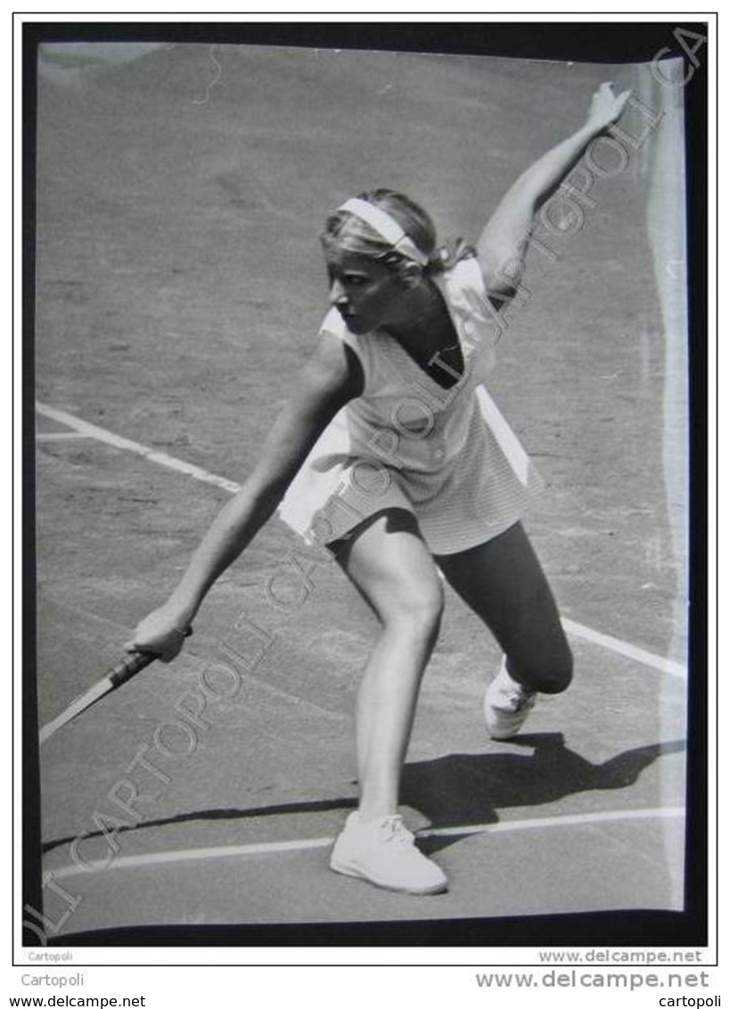 ^ TENNIS CHRIS EVERT VERA FOTO ORIGINAL PHOTO - Sports