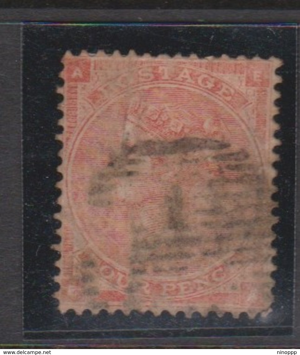 Great Britain SG 80 1862 4d Pale Red, Used - Used Stamps