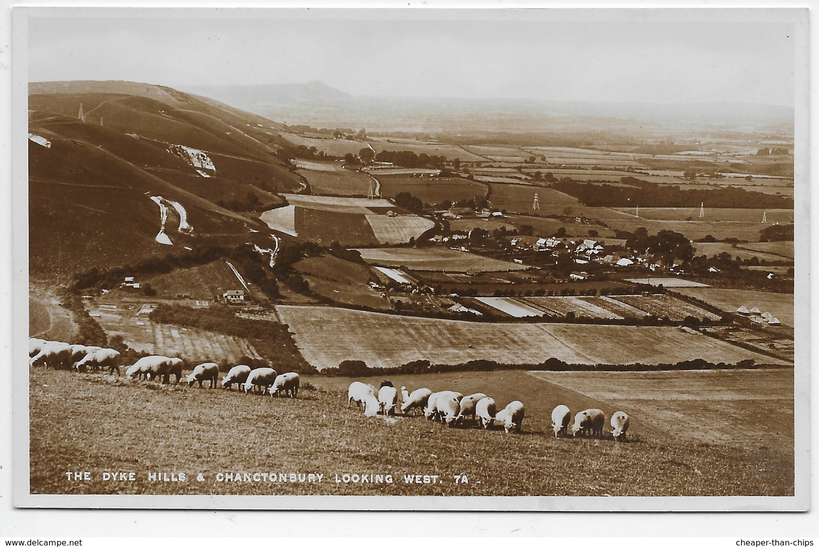 The Dyke Hills & Chanctonbury Looking West - - Other & Unclassified