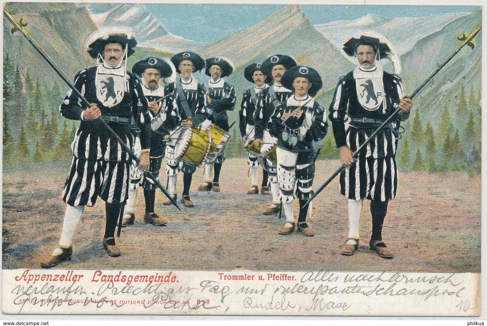 1908 - Appenzeller Landsgemeinde - Trommler Und Pfeifer - Other & Unclassified