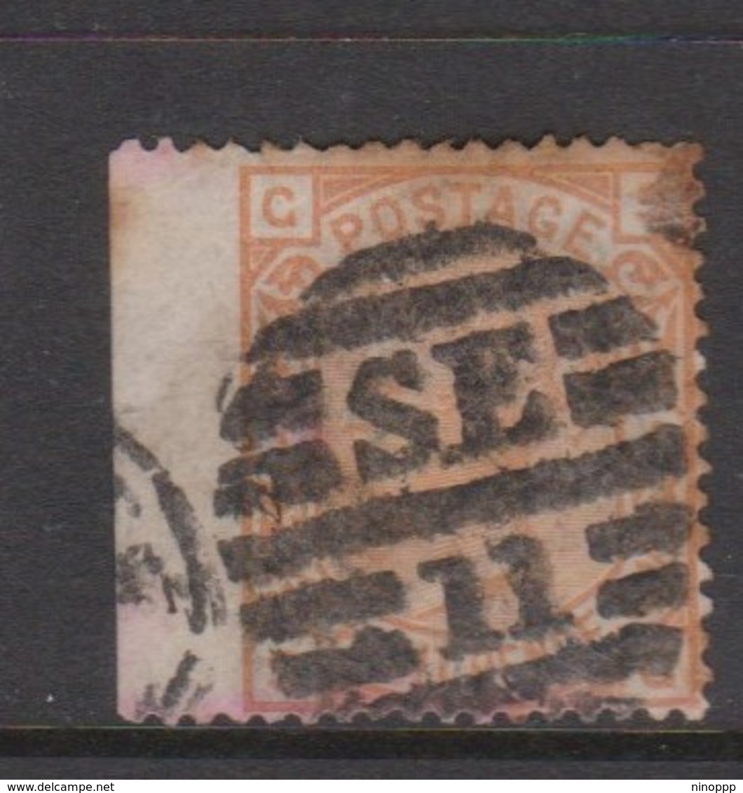 Great Britain SG 152 1876 4d Vermillion, Used - Used Stamps