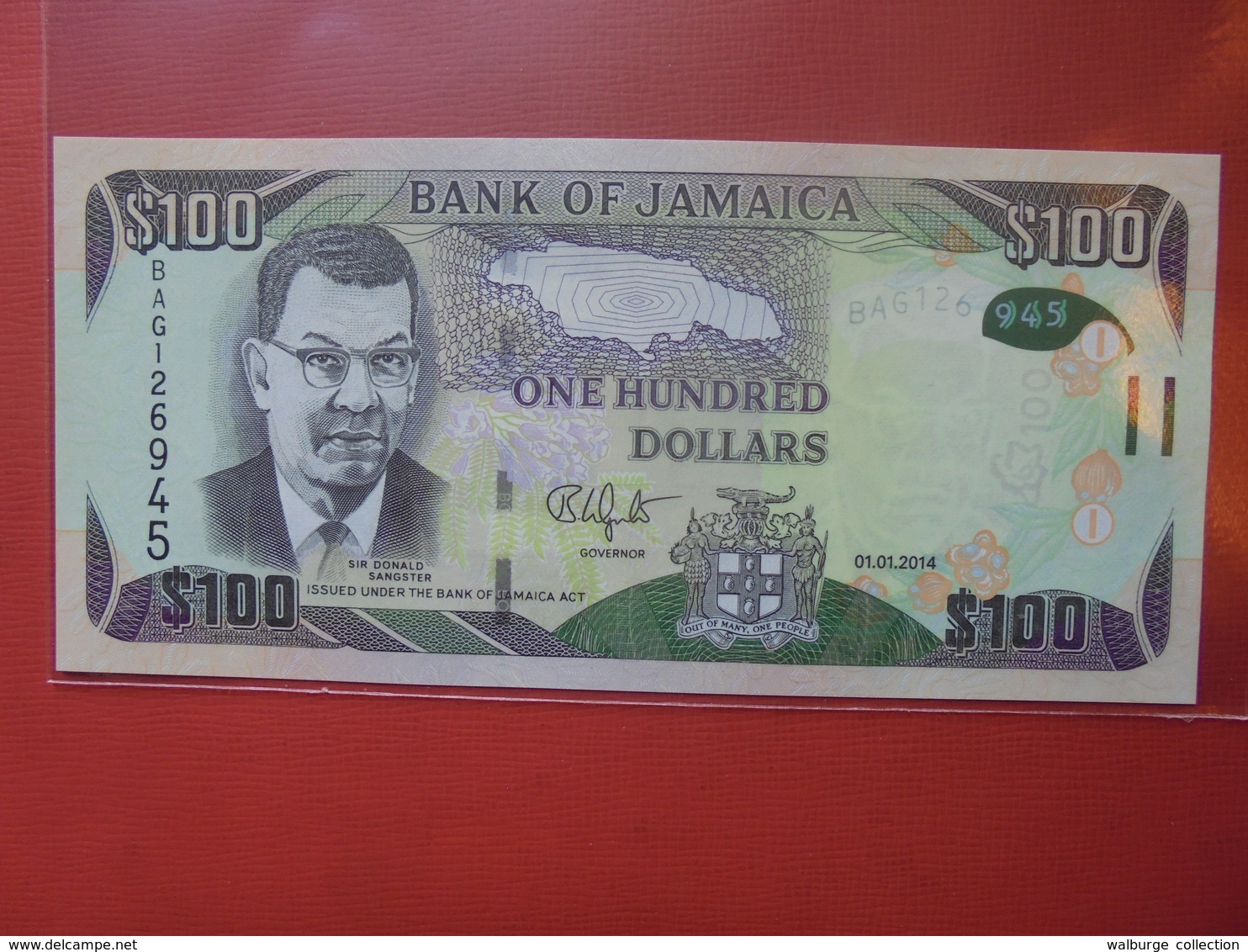 JAMAIQUE 100$ 2014 PEU CIRCULER/NEUF - Jamaica