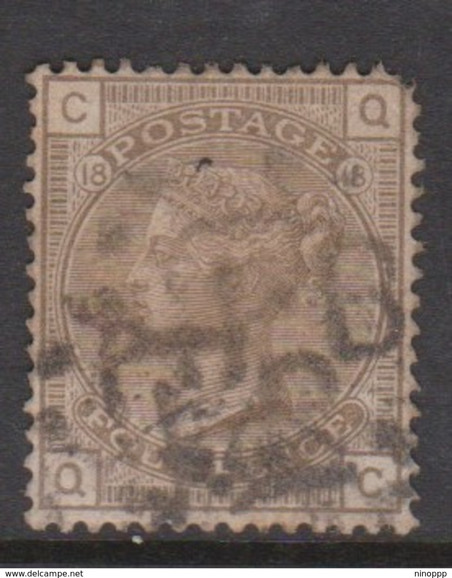 Great Britain SG 154 1880 4d Grey-brown, Used - Used Stamps