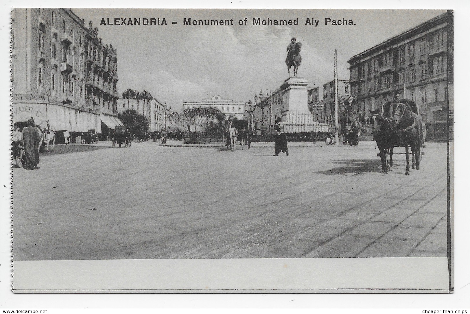 Alexandria - Monument Of Mohamed Aly Pacha - Alexandria