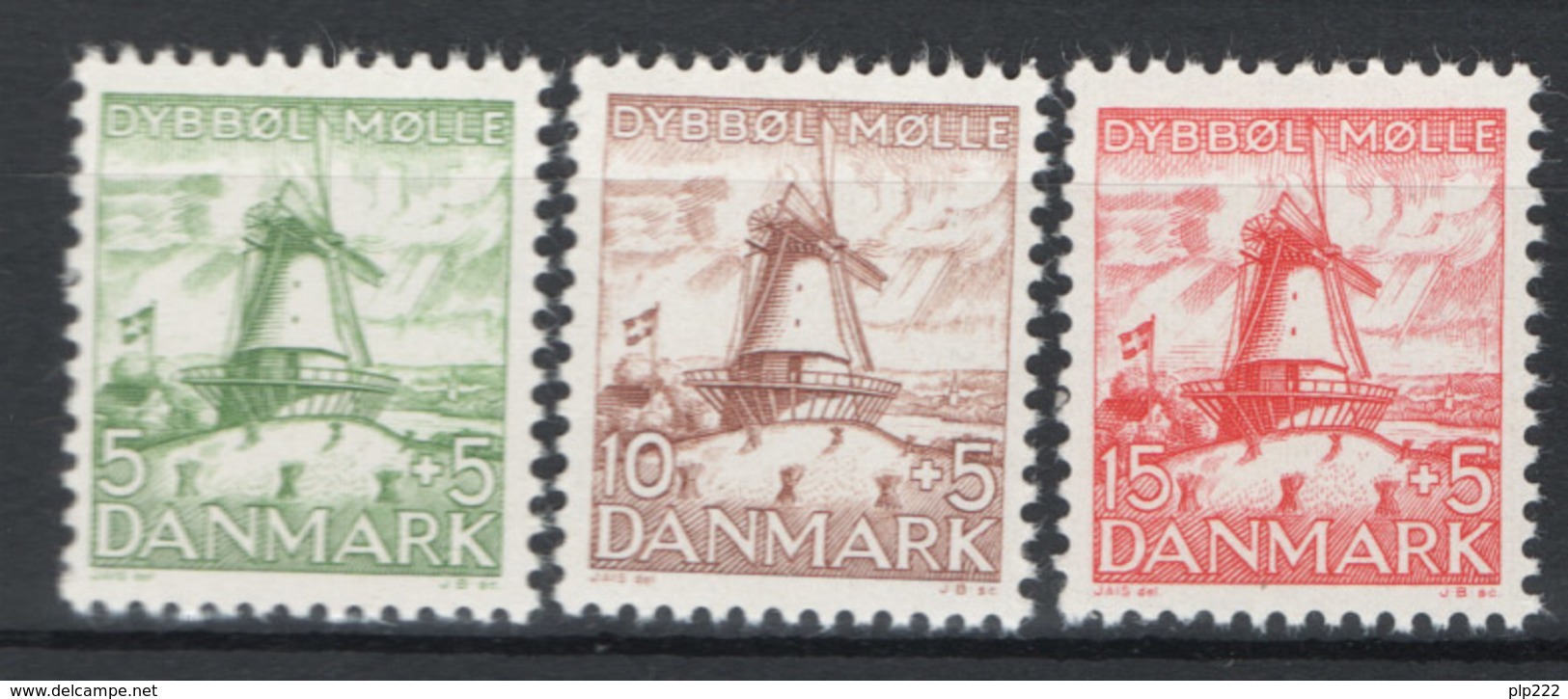 Danimarca 1937 Unif. 246/48 **/MNH VF - Unused Stamps