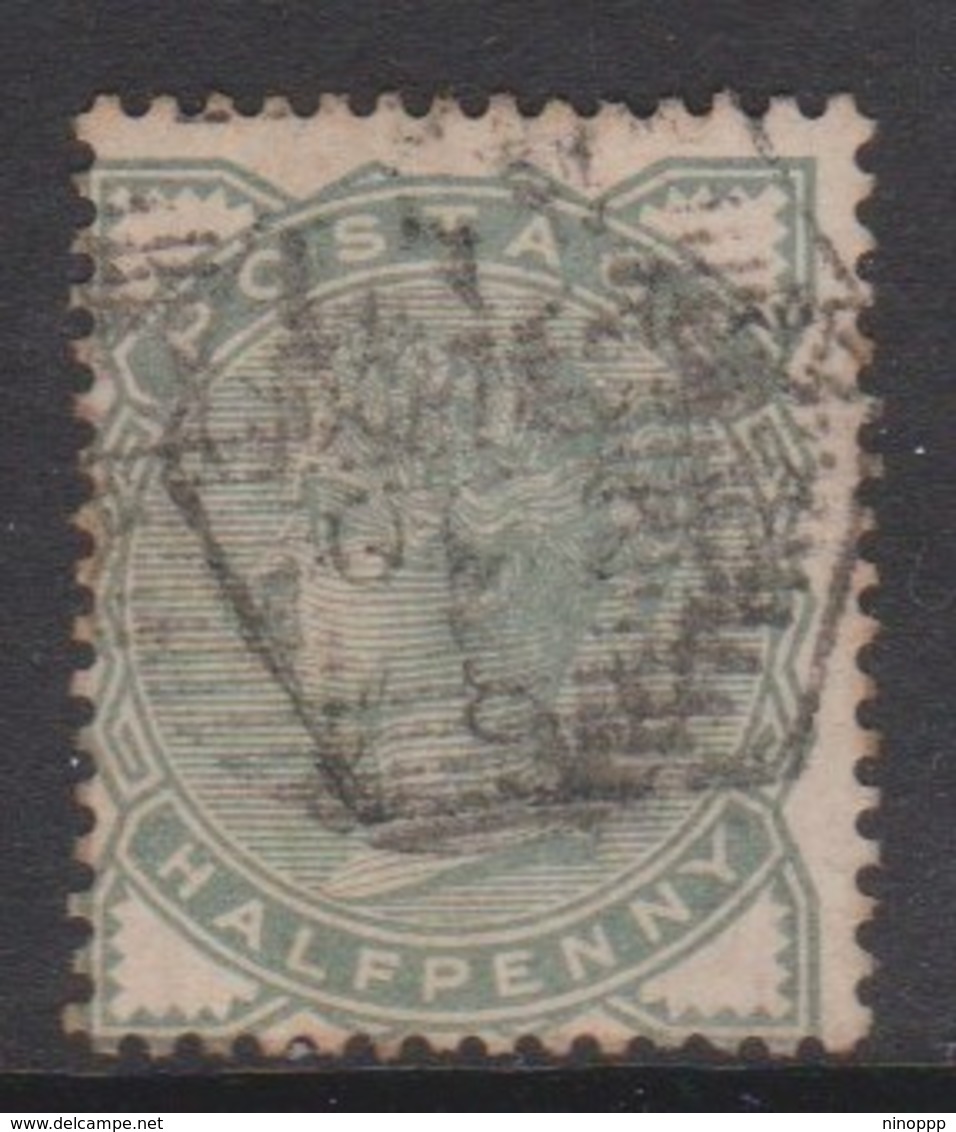 Great Britain SG 164 1880 Half Penny Green, Used - Used Stamps