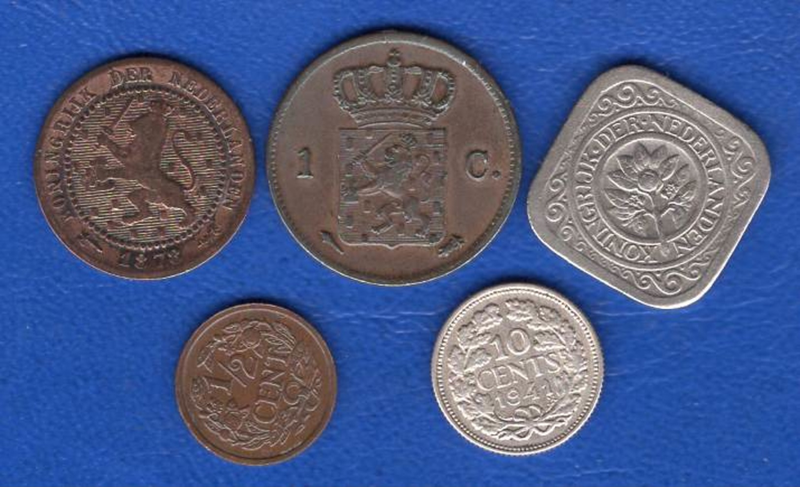 Cent  1837  +  4  Pieces - 1815-1840 : Willem I