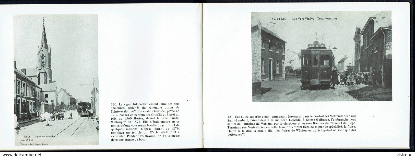 LIEGE-OUTREMEUSE-FAUBOURGS En Cartes Postales Anciennes - Edition Bibliothèque Européenne, Zaltbommel - 1972 - 3 Scans. - Books & Catalogs