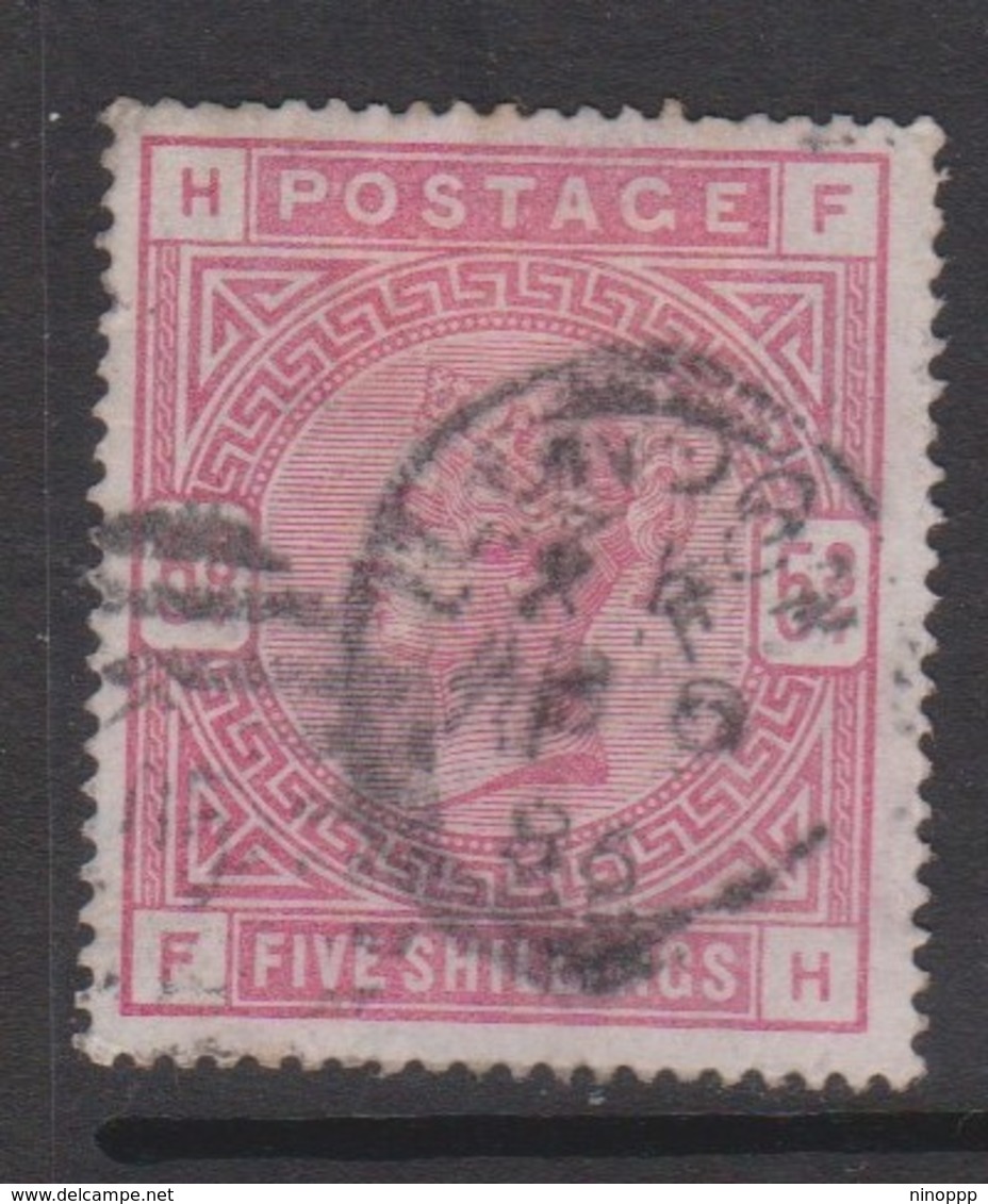 Great Britain SG 180 1883 5sh Rose, Used - Used Stamps