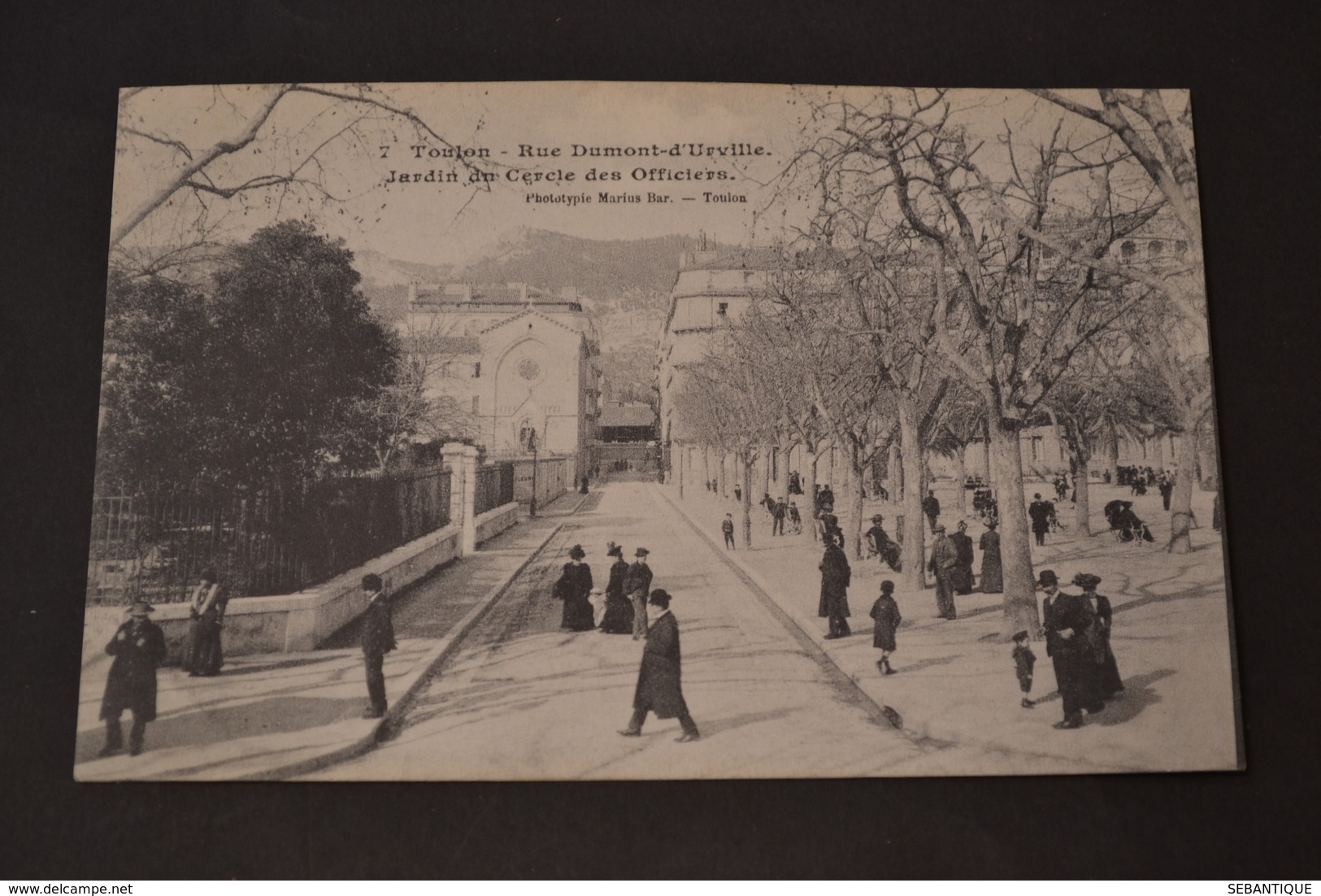 Carte Postale 1900 Toulon Sur Mer Rue Dumont D'urville Animée - Toulon