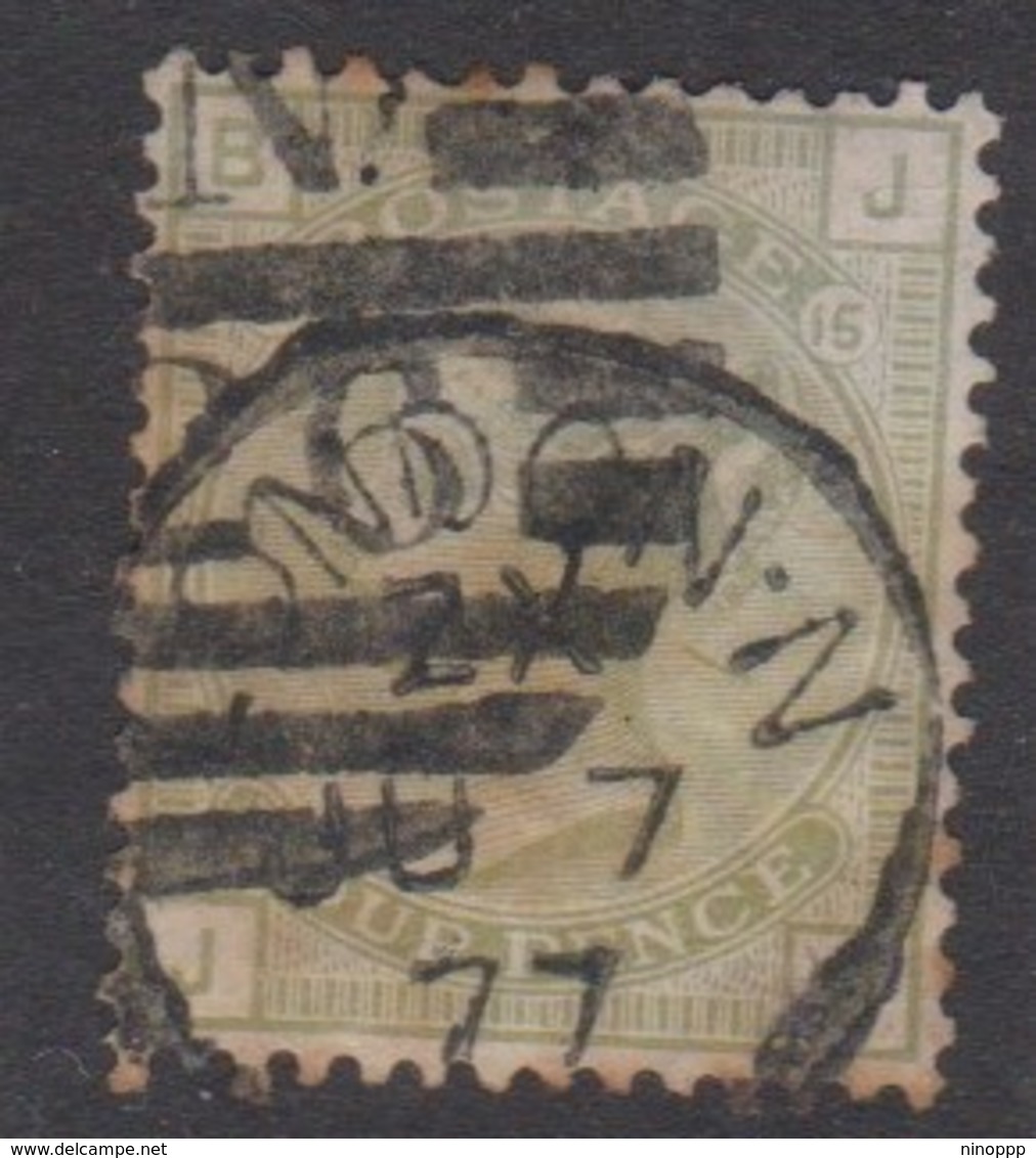 Great Britain SG 192 1883 4d Dull Green, Used - Used Stamps