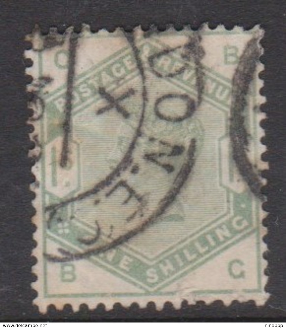 Great Britain SG 196 1883 One Shilling, Dull Green, Used - Used Stamps